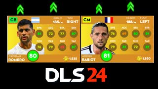 New Update 80 Legendary Players in DLS 24 [upl. by Ahtenek]