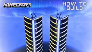 Very Easy Minecraft Skyscraper How To Build [upl. by Sito]