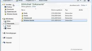 Im Windows 7  Explorer Favoriten integrieren  TUTORIAL [upl. by Ynaittirb856]