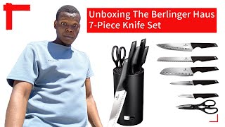 Unboxing the Berlinger Haus 7Piece Knife Set A MustHave for Every Home Chef [upl. by Hermy856]