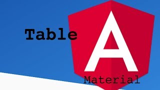 Angular Material Table [upl. by Onateag]