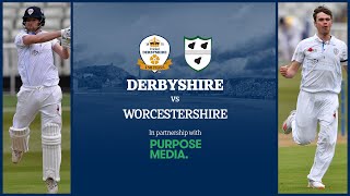 🔴 LIVE  Derbyshire vs Worcestershire  Day Two [upl. by Matthews]