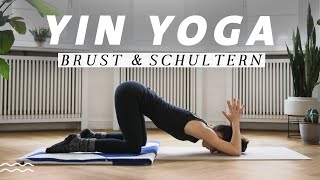 Yin Yoga für Brust Schultern amp den oberen Rücken  Dehnen und Verspannungen lösen  35 Min [upl. by Tamqrah422]