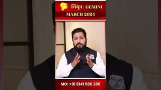 Monthly Horoscope for the Zodiac Sign Gemini for March 2024  Astrologer Bejan Daruwalla gemini [upl. by Airaet]