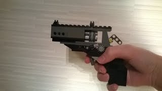 How To Build Very Simple Lego Revolver WORKING [upl. by Aneerak597]