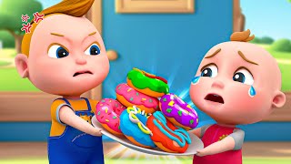 Sharing Donuts  Sharing Is Caring  Good Manners Song  Super Sumo Nursery Rhymes amp Kids Songs [upl. by Iene171]