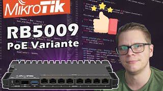 Mikrotik RB5009UPrSIN  Review Hands On und Performance Test 10Gbit [upl. by Essirehc]