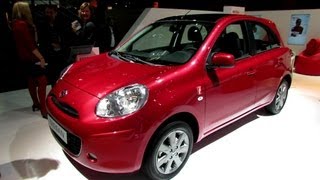 2013 Nissan Micra  Exterior and Interior Wakaround  2012 Paris Auto Show [upl. by Westland]