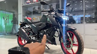 2024 New Tvs Apache RTR 160 4v Dual ABSSpecial Edition Full Black Review In Hindi 🖤 [upl. by Delaney]