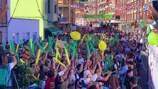 Salida y desfile del 85 Descenso Internacional del Río Sella 2023 [upl. by Tennes489]