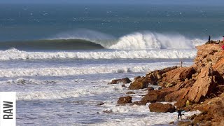 SOLID SWELL HITS DESERT POINT MOROCCO 🇲🇦 AFRICA [upl. by Oeflein]