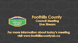 Foothills County Council Meeting  09182024 [upl. by Ress]