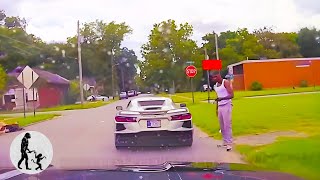 Sports Car Does INSANE Maneuver amp Out Runs Police in Chase INSTANTLY [upl. by Oinolopa]