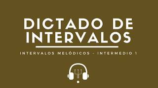 Dictado de intervalos melódicos  intermedio 1  Presentación [upl. by Yacov]