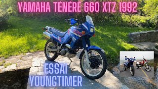 ESSAI YOUNGTIMER  Yamaha Tenere 660 XTZ 1992 ft Yamaha 600 TTE Belgarda [upl. by Wrand]