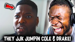 THEY JJK JUMPIN DRAKE amp COLE How J Cole fans were when they heard the Kendrick diss on metro album [upl. by Alan]