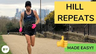 HILL REPEATS RUNNING made EASY  a SIMPLE guide [upl. by Coster533]