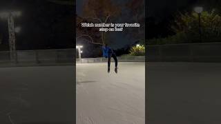 Comment your favorite stop on ice skating skate hockey iceskate figureskating skatingskating [upl. by Aicirt395]