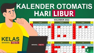 Cara Membuat Kalender Otomatis Hari Libur di Microsoft eXcel [upl. by Assyla]