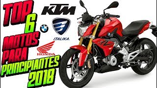 TOP 6 Mejores motos para Principiantes 2018 motos del SIMM [upl. by Nedla8]