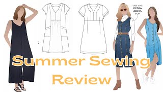 Summer Sewing Review Style Arc and Itch to Stitch [upl. by Elleryt29]