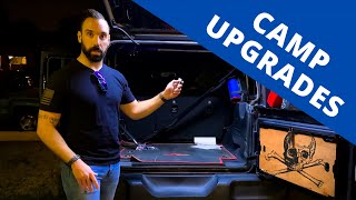 Overland upgrades FRONT RUNNER Table for Wrangler JL BONUS Brawlee Light Bar install from AMAZON [upl. by Ynot688]