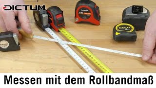 Tipps zum Messen mit dem Rollbandmaß Maßband Rollmeter Bandmaß etc [upl. by Zackariah11]