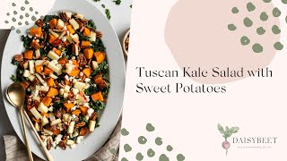 Tuscan Kale Salad Recipe [upl. by Ahsuatan]