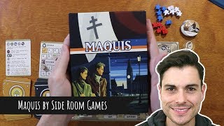 Maquis 2019 Edition Review Rule Explanation amp Gameplay [upl. by Neelrad86]