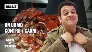 Adam Richman contro la sfida del Distruttore Supremo  Man vs Food [upl. by Jordan]