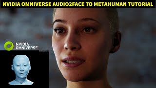 NVIDIA Omniverse Audio2face to Unreal Engine 52 Metahuman Tutorial [upl. by Arayk411]