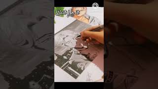 Drawing Johan Liebart with shading pencil and marker shortsfeed ytshorts viralvideo HridaysArt [upl. by Dowell]