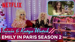 Drag Queens Trixie Mattel amp Katya React to Heartstopper Season 1  I Like to Watch  Netflix [upl. by Lowson747]