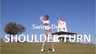 Golf Shoulder Turn Drill  Split Hands [upl. by Entruoc821]