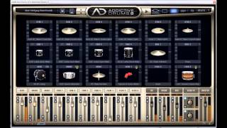 Addictive Drums 2 RockMetal Custom Preset  2 [upl. by Kwang]