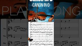 CANON IN D  FREE VIOLIN A17 [upl. by Llekram]