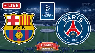 🔴⚽ Live Barcelona vs Paris Saint Germain 🔴⚽  UEFA Champions League  EA Sports FC Gameplay PC HD [upl. by Yale196]