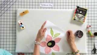 How to Hand Stitch Applique by Jill Finley of Jillily Studio  Fat Quarter Shop [upl. by Philine671]