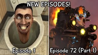 Skibidi Toilet 1  72 Part 1 All Episodes 60 FPS REMASTERED Gman Killed Astro Toilet Episode 77 [upl. by Walford]