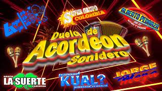 Duelo de Acordeon Sonidero  Un Mix para bailar toda la noche [upl. by Ecenahs]