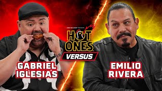 Gabriel Iglesias vs Emilio Rivera  Hot Ones Versus [upl. by Standford471]