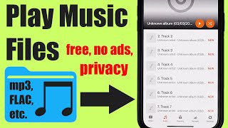 How To Play Music Files On iPhone [upl. by Tak10]