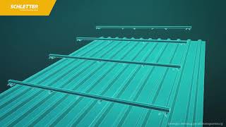 SingleFix  fastening system for selfsupporting trapezoidal sheet metal roofs and sandwich elements [upl. by Friederike171]