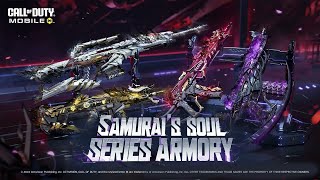 Call of Duty Mobile  Samurais Soul Series Armory 2024 [upl. by Oilime]