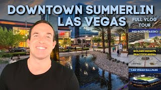 Downtown Summerlin FULL walkthrough tour Living in Summerlin Las Vegas [upl. by Airtemed892]