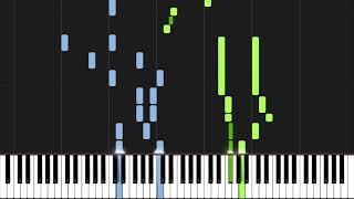 Scott Joplin  The Entertainer Piano Tutorial Synthesia [upl. by Ennasus4]