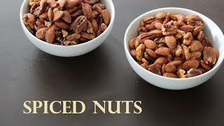 Paleo Cooking Spiced Nuts [upl. by Enayr]