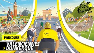 Ride 3D  Etape 3  TDF2025 [upl. by Ilatfan]