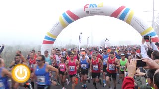 Éxito del nuevo recorrido de la Maratón Ciudad de Badajoz [upl. by Nywde]