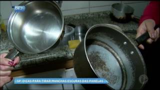 Dr Bactéria dá dicas para tirar manchas escuras das panelas [upl. by Tiphani]